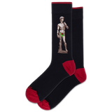 HOTSOX Men's Michelangelo's "Xmas David" Crew Socks thumbnail