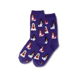 Women's Costume Dogs Crew Socks