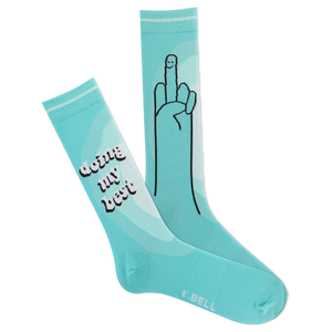 K. Bell Men's Doing My Best Crew Sock flat lay photo