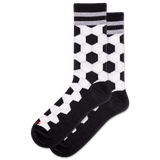 HOTSOX Men's Soccer Print Active Crew Socks